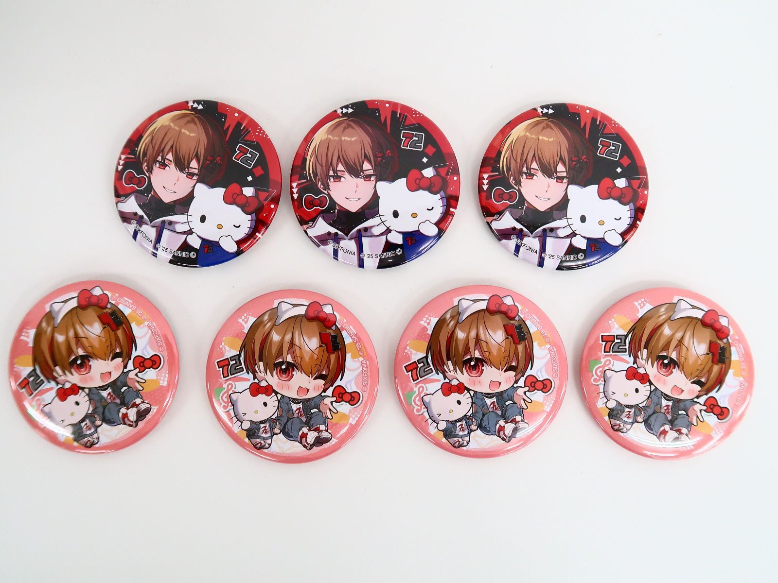 7点セット 暇72 サンリオ 缶バッジ 等身/SD シクフォニ - メルカリ