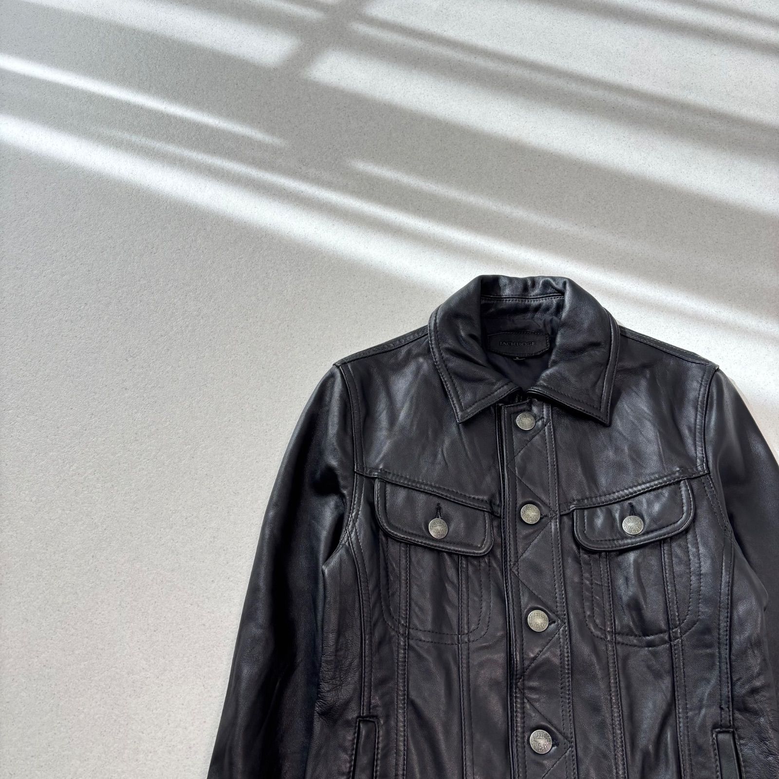 00s Gimmick Japanese Leather Jacket y2k japanese label gimmick