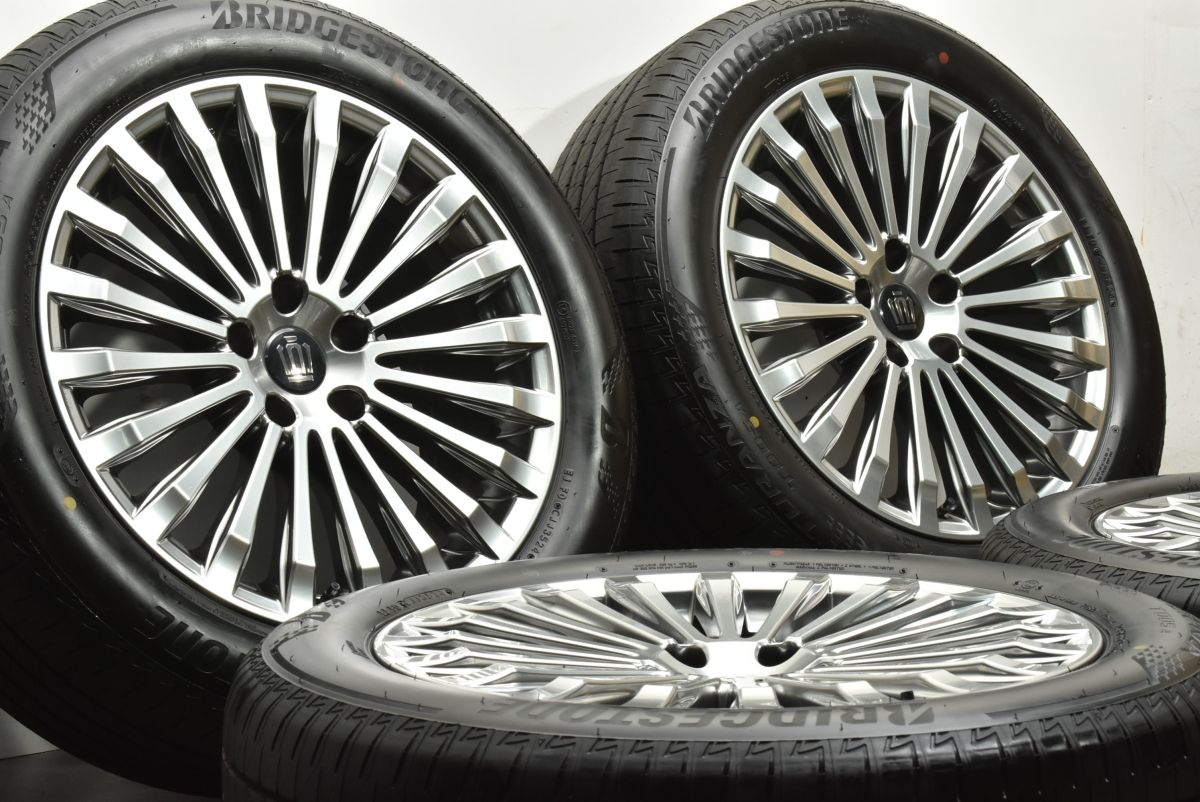 新車外し トヨタ クラウンセダン 純正 19in 8J 30 PCD120 ブリヂストン トランザT005A 235 55R19 製造 4本 MIRAI流用 納車外し