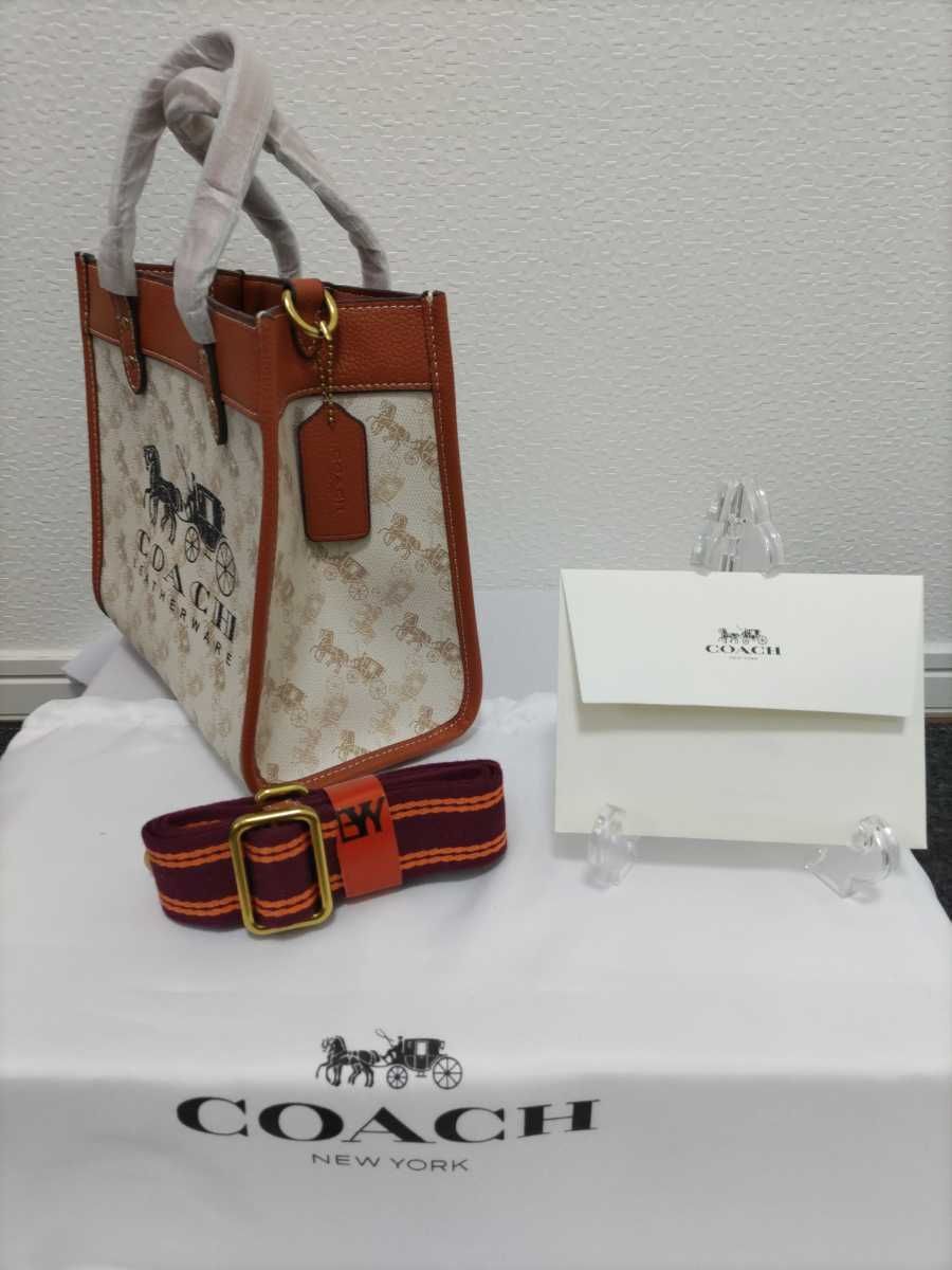 COACH コーチ トートバッグ ハンドバッグ 馬 ホースアンドキャリッジ-