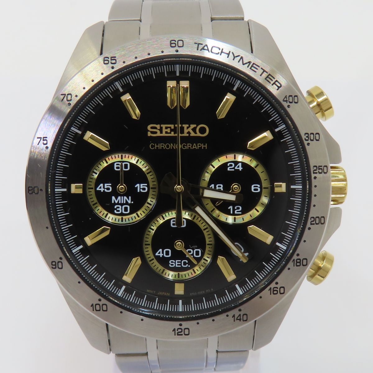 SEIKO セイコー 腕時計 クロノグラフ レザーベルト 8T63-00D0｜Amazon