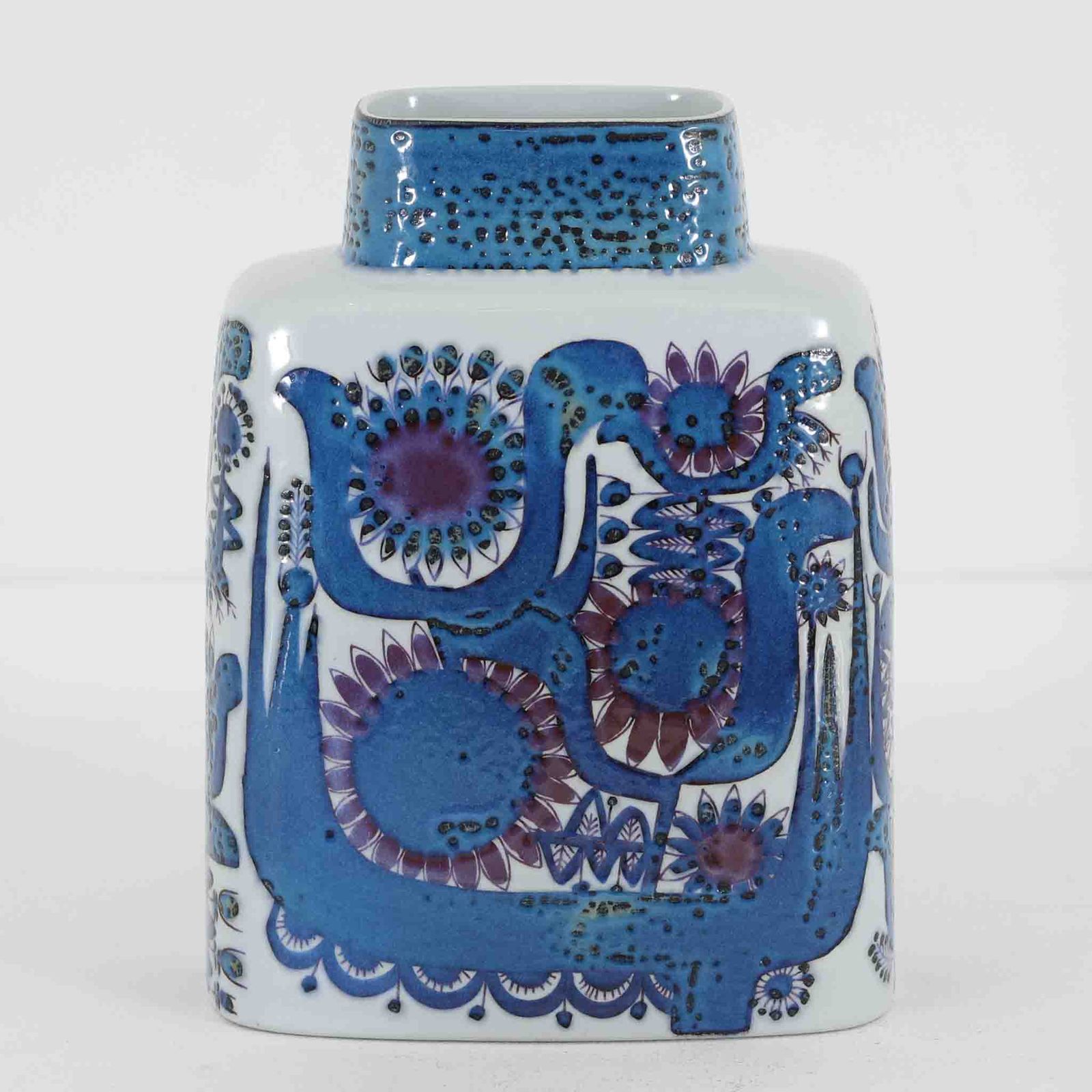 Royal Copenhagen ロイヤルコペンハーゲン Tenera テネラ Berte Jessen 幅の広いフラワーベース|TA15442