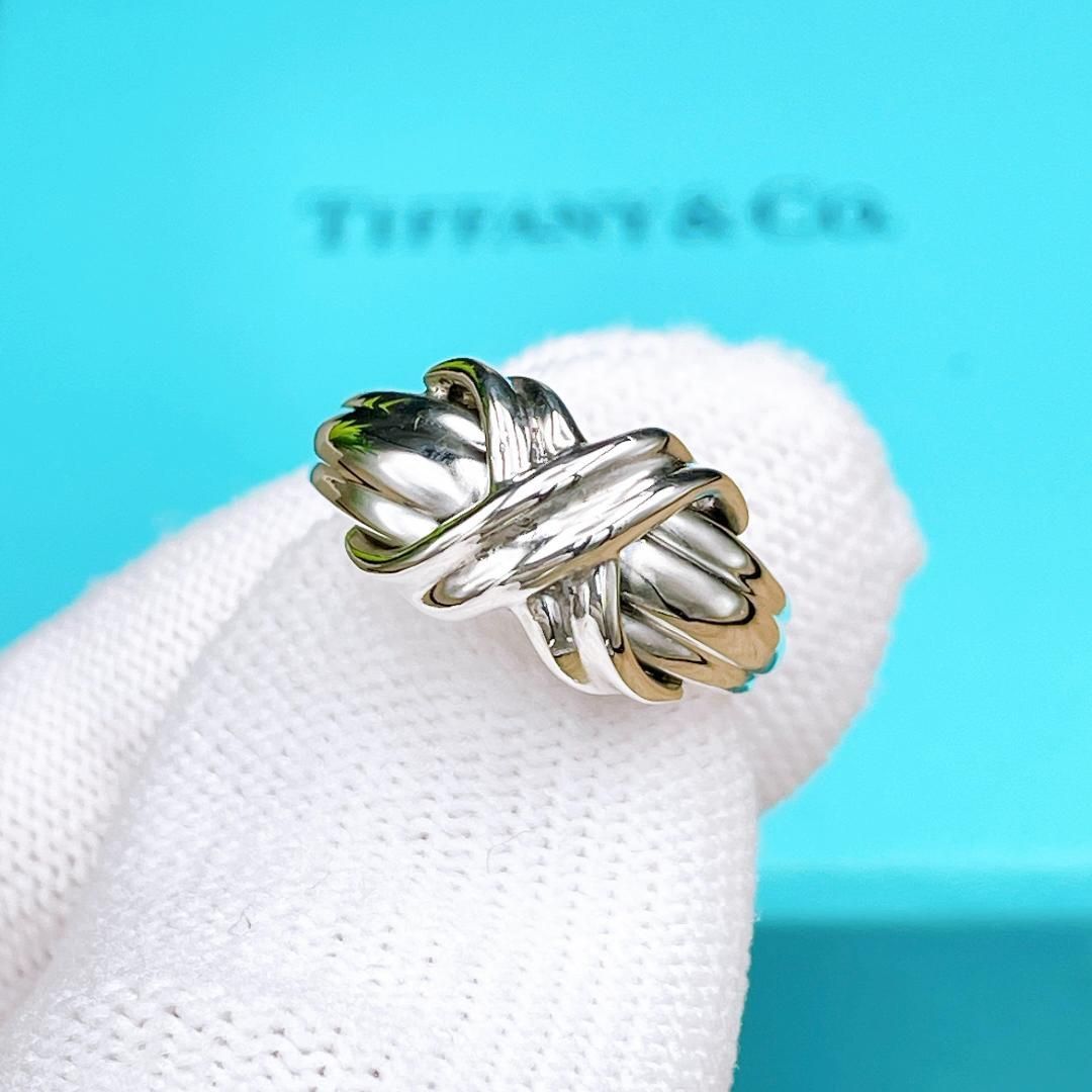 ◇ティファニー◇新品仕上済 Tiffany&Co. シグネチャー クロス リング