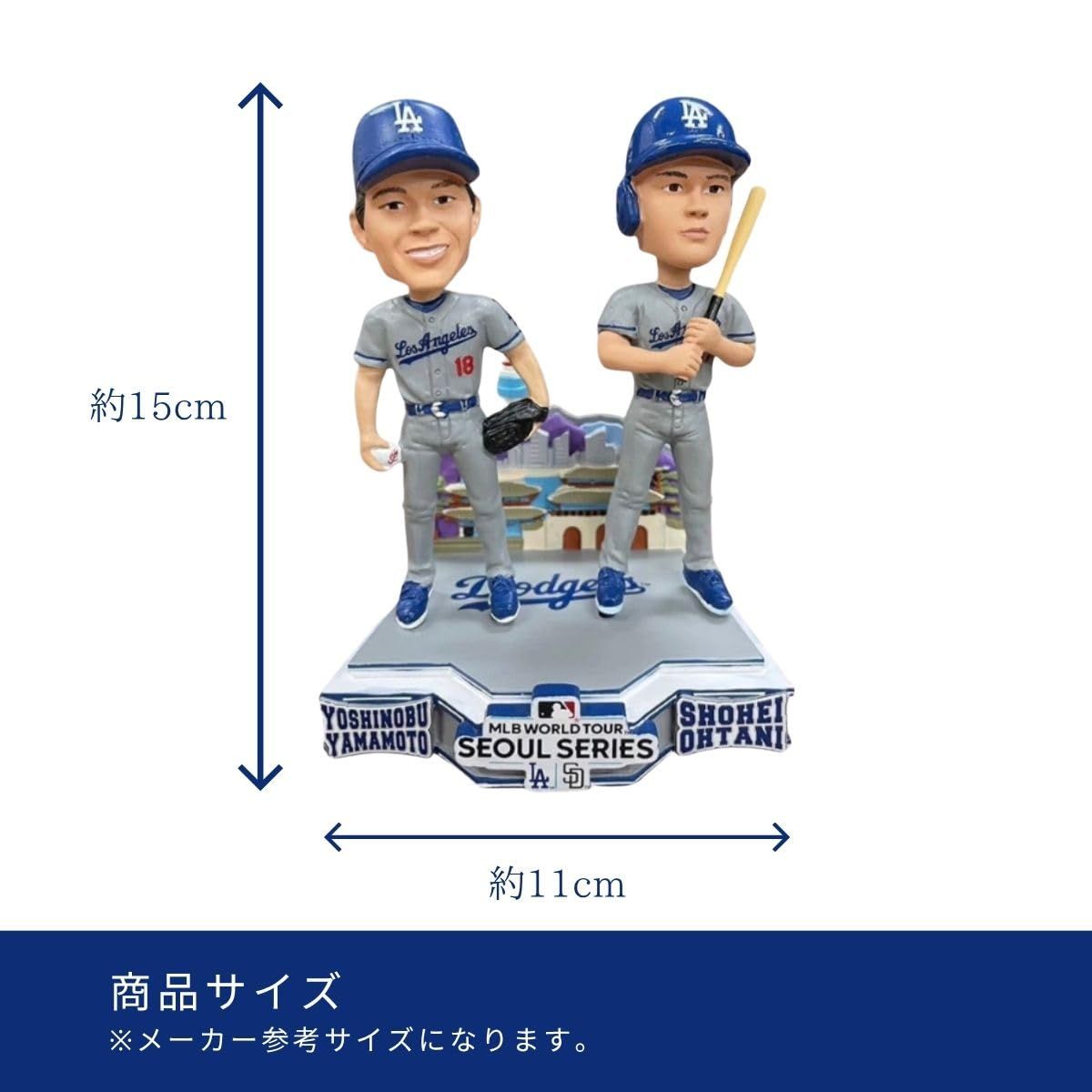 T*M様 限定 韓国開幕戦ボブルヘッド 大谷翔平 山本由伸 ドジャース 公式 ソ T*M様 限定 韓国開幕戦ボブルヘッド 大谷翔平 山本由伸