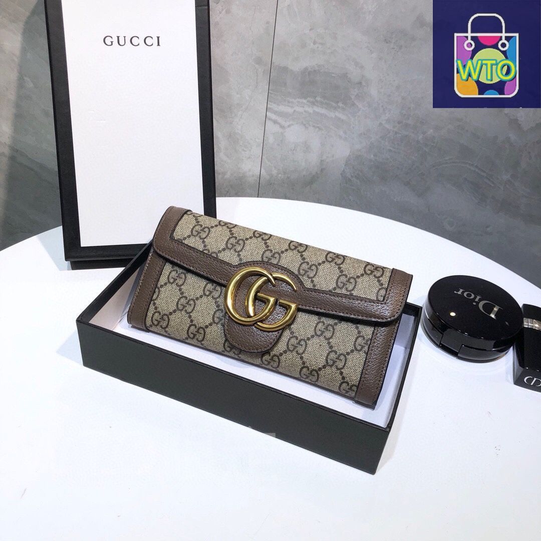 Gucci|グッチ|ウォレット クレジットカードスロットに紙幣と手形を収納し 両用カードバッグウォレット | ♥品 -WT0輸入