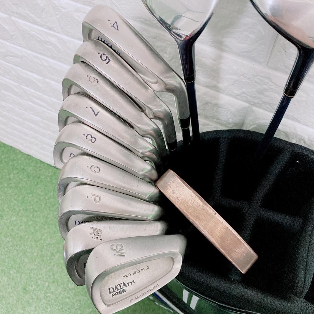 ゴルフクラブ メンズ セット PRGR プロギア 13本 初心者 名器 ゴルフクラブ メンズ セット キャロウェイ PRGR プロギア 13本