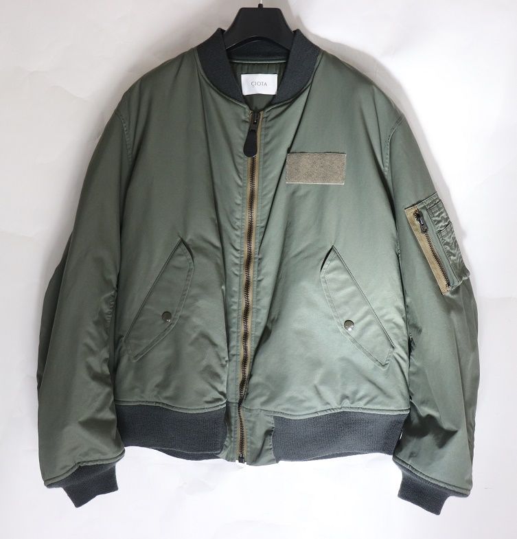 CIOTAシオタ新品メンズMA-1ジャケット サンプル75900円カーキ CIOTAシオタ新品メンズMA-1ジャケット サンプル75900円カーキ2