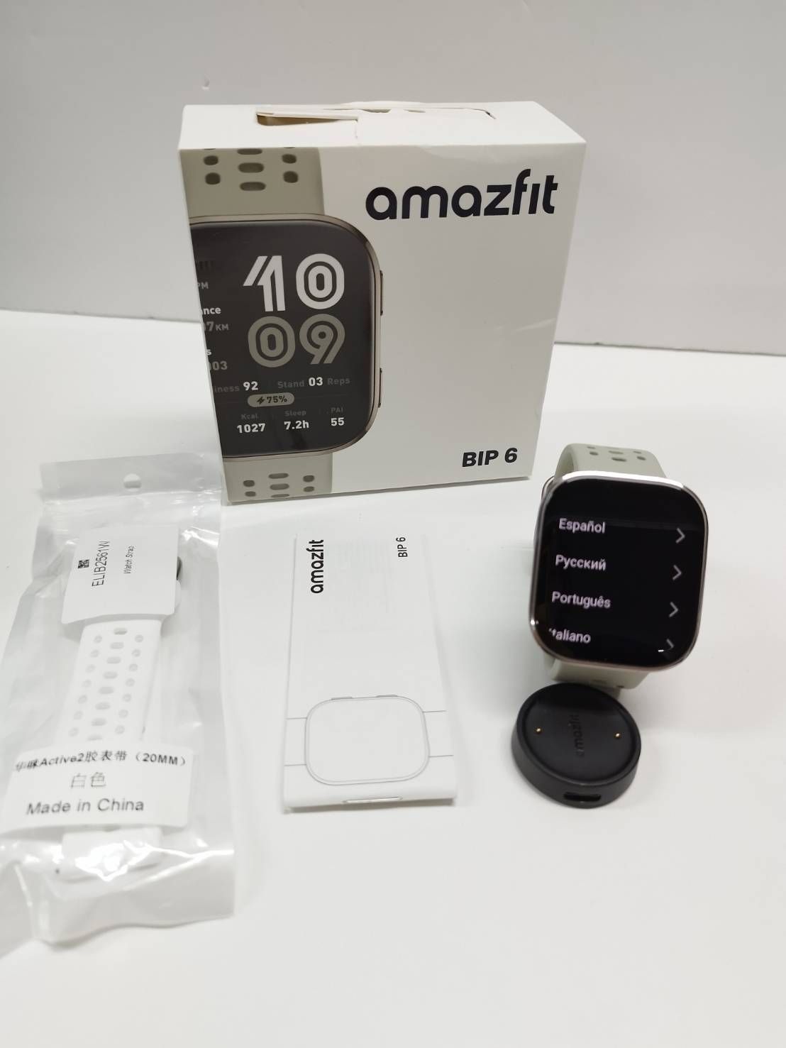 amazfit Bip 6|A2435|スマートウォッチ|ストーン