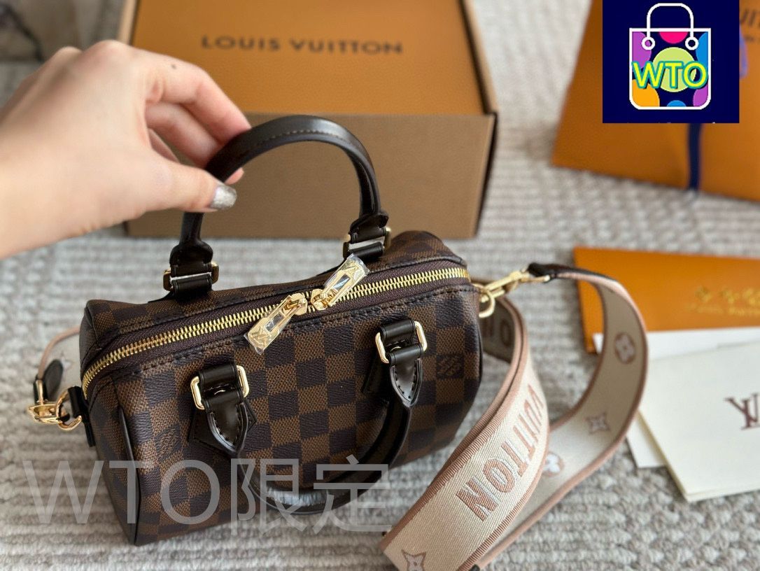 人気★Louis Vuitton スピーディ・バンドリエール 20★ダミエ スピーディ・バンドリエール 25 ダミエ・エベヌ｜ルイ・ヴィトン