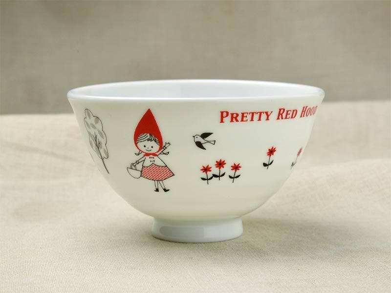 赤ずきんちゃんシリーズ RH茶碗L 美濃焼【商品発送日について