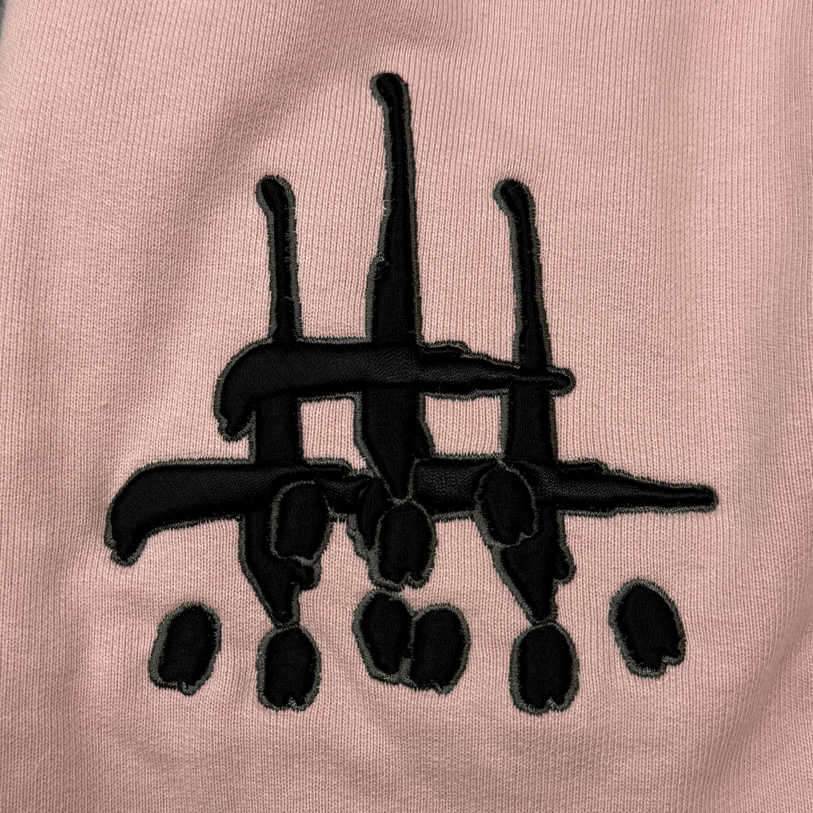 CVTVLIST 刺繍セットアップ ジップパーカー フーディー