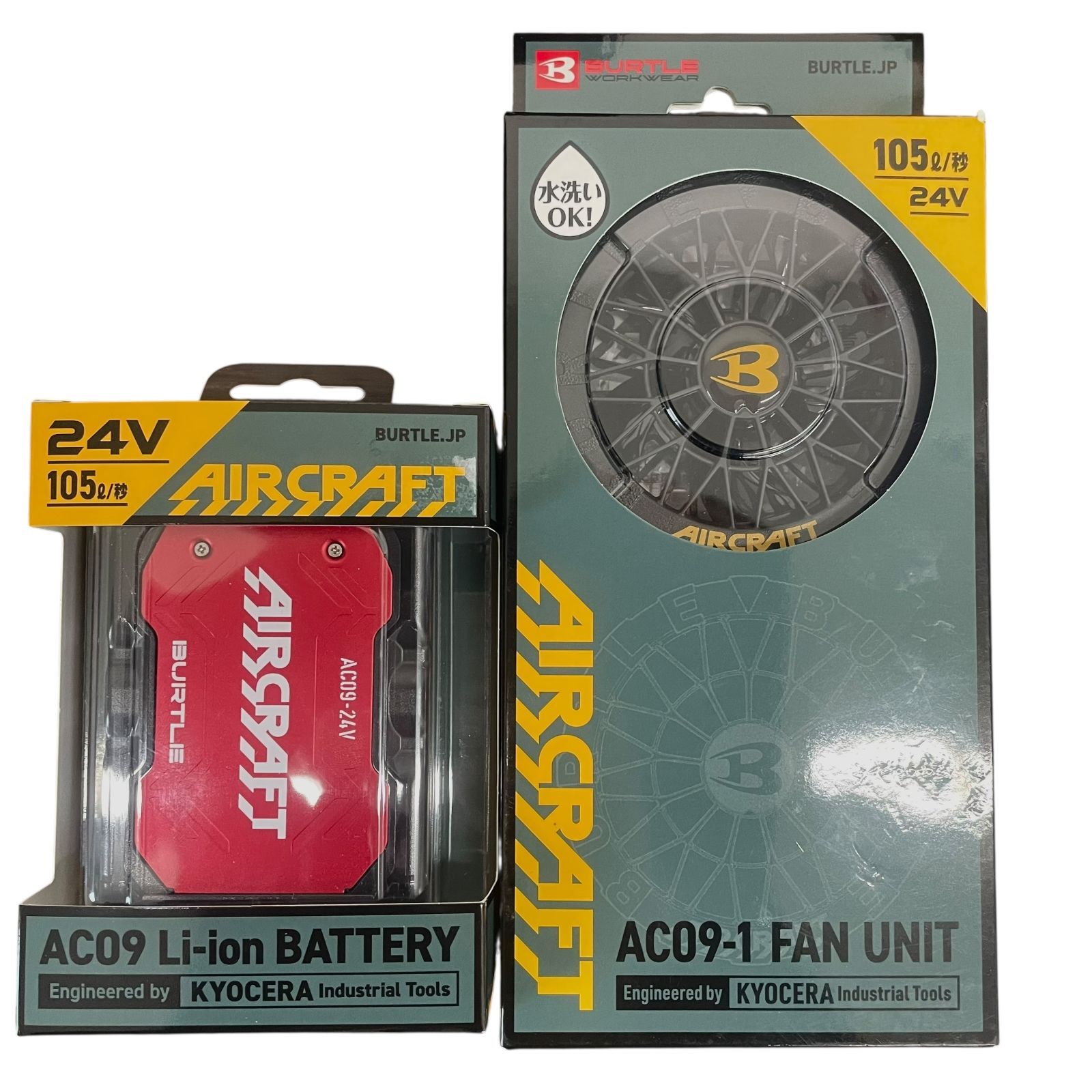 新品未使用]バートルAC09-2 FAN BATTERY セット 最新24V 新品 バートル