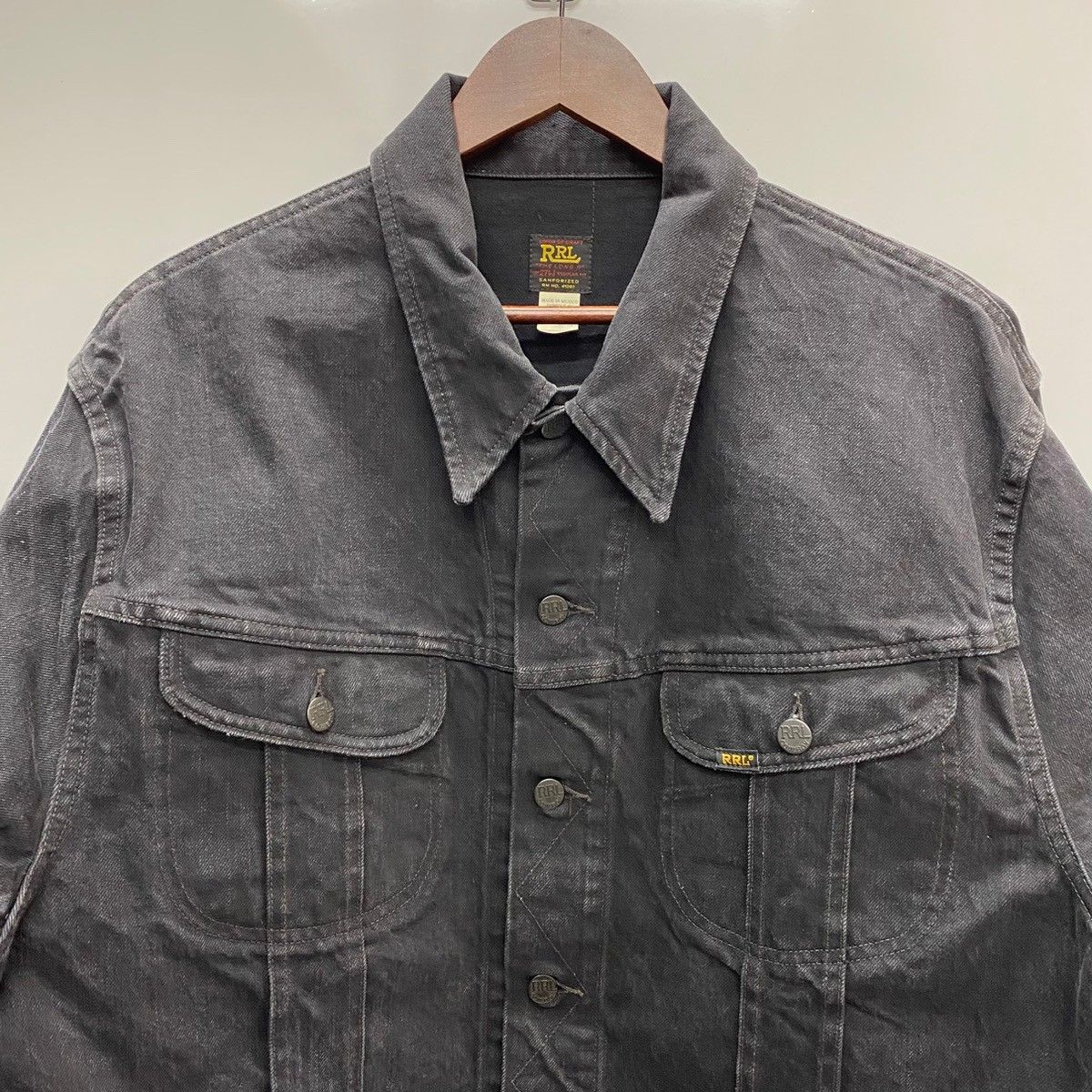 RRL デニムジャケット　271-J ショート丈　短丈　フェード　S RRL デニムジャケット 271-J ショート丈 短丈 フェード S - メルカリ
