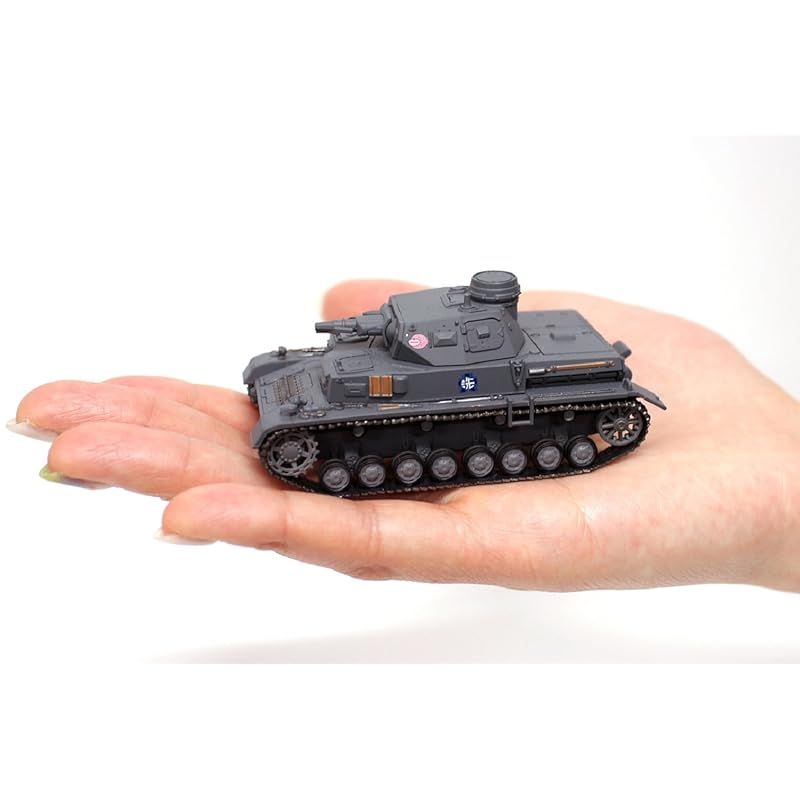 プラッツ GPC72-1 ガールズ&amp;パンツァー てのひら戦車道コレクション 1/72 IV号戦車D型 あんこうチーム 全国大会時(塗装済完成品) dwos6rj Amazon | プラッツ ガールズ&パンツァー てのひら戦車道
