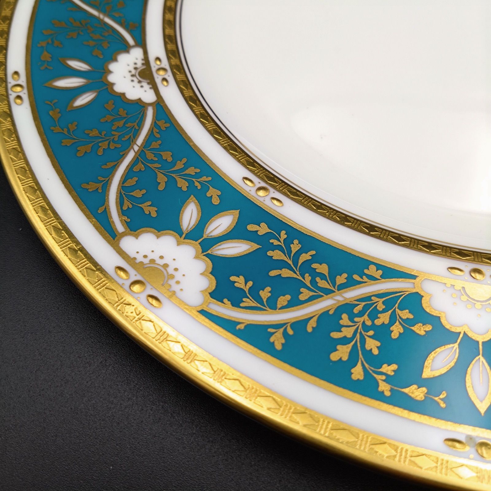 古ミントン　コラモア　ディナープレート 古ミントン コラモア ディナープレート Set of 4 Minton Blue