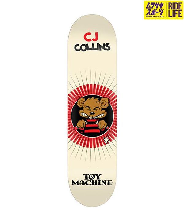 TOY MACHINE トイマシーン スケートボード デッキ 8.0inch COLLINS TOONS