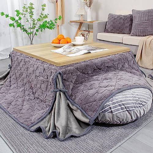 約180x220cm（省スペースこたつ布団）_シープボア ジャガード グレー JEMAジェマ 省スペース こたつ布団 こたつ掛け布団 こたつカバー 掛け布団単品 薄掛け 長方形 ふわふわ もこもこ ボアフリ