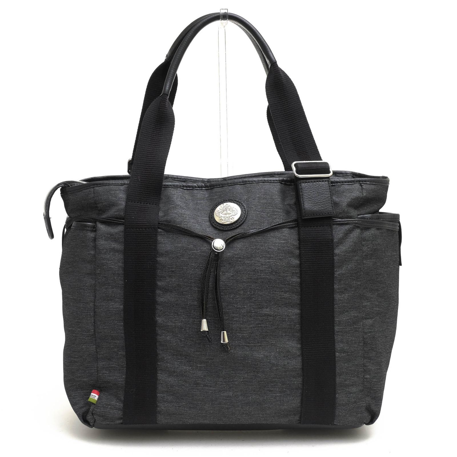 オロビアンコ orobianco バッグ トートバッグ 鞄 ハンドバッグ メンズ 男性 男性用 ポリエステル レザー 革 本革 グレー 灰色 ARINNIDE JEANS 肩掛け ワンショルダーバッグ