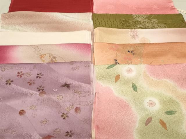 平和屋着物★和装小物　上質な帯揚げ　10枚セット　逸品　CAAM9782xe 平和屋着物☆和装小物 上質な帯揚げ 10枚セット 逸品 CAAM9782xe