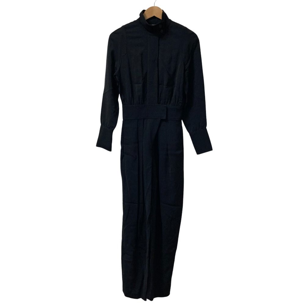 Massimo Dutti マッシモドゥッティ 長袖 オールインワン ジャンプスーツ サロペット つなぎ サイズ34 ブラック レディース 古着