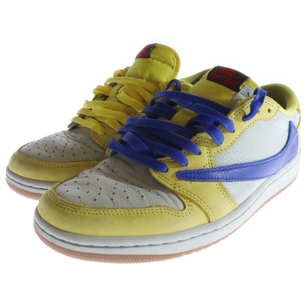 nike travis scott エアジョーダン1 カナリー Travis Scott × Nike WMNS Air Jordan 1 Retro Low OG 