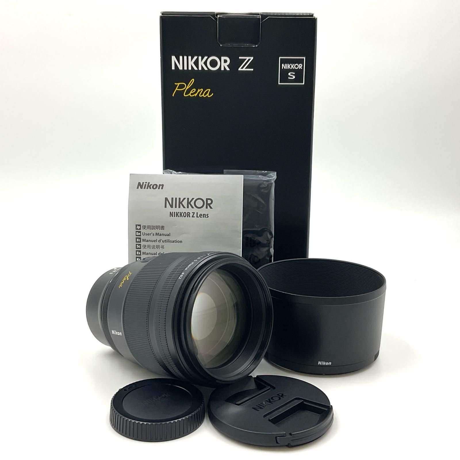 最低価格の 135mm Z NIKKOR 全額返金保証】【最速発送】Nikon f/1.8 Plena S レンズ(ズーム)