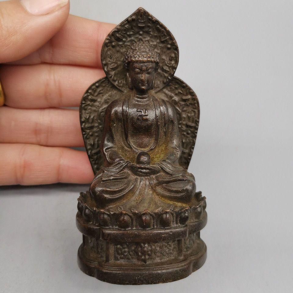 仏教美術 三宝仏 工芸品 美術品 置物 仏教美術 三宝仏 工芸品 美術品 置物 - メルカリ