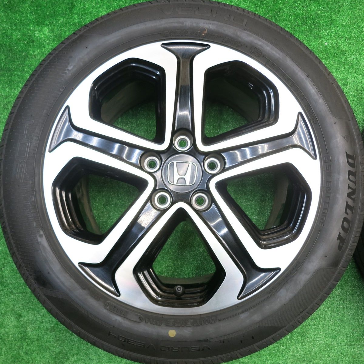 【安心の正規品】 バリ溝 23年 9.5分 ホンダ RU ヴェゼル 純正 215|55R17 ダンロップ VEURO VE304 17インチ PCD114.3|5H 5100903HAノ 最終値下げ！