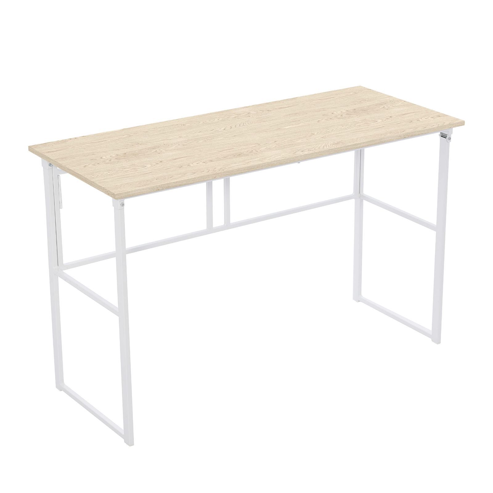 低価格 デスク 折りたたみ パソコンデスク ブラウン 広い スペース OSJ 組み立て不要 完成品 幅120×奥行50×高さ75cm 勉強机