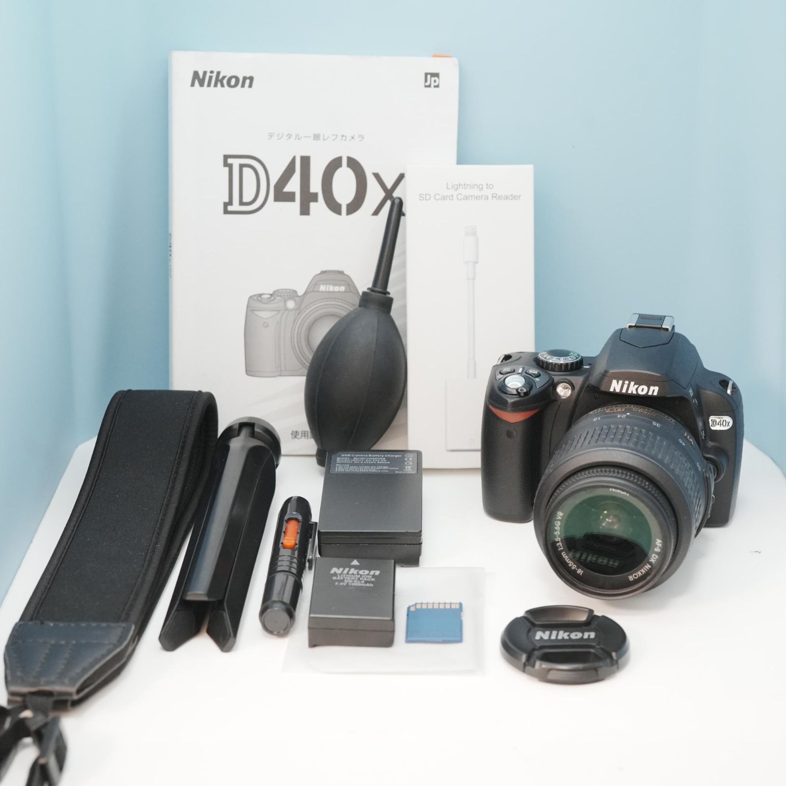 Nikon D40x 一眼レフ スマホ転送OK フルセット 美品 a5238 - メルカリ