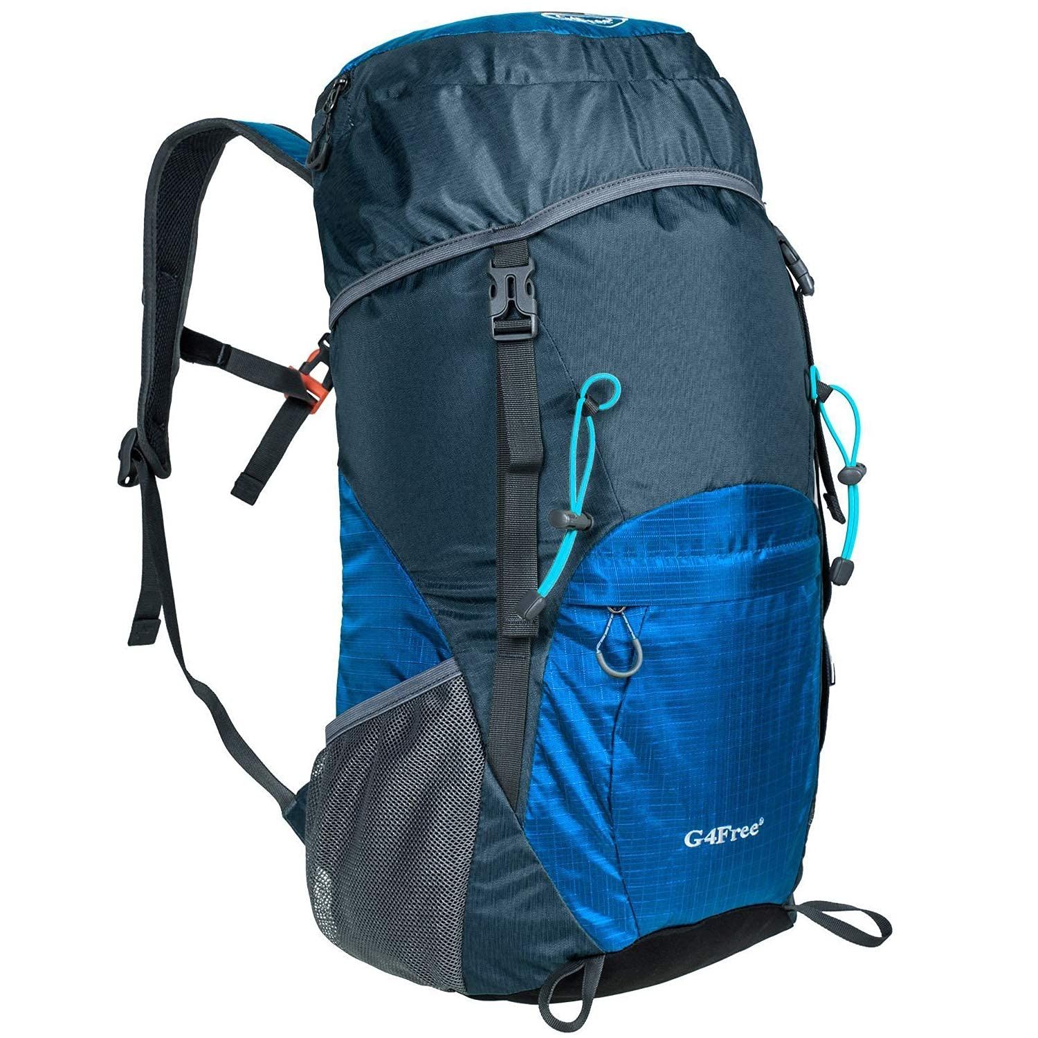 G4Free 超軽量 折畳みバッグ 登山リュック 40l 大容量 防水 ハイキング バックパック 旅行バッグ 軽量 通気 便利グッズ 多機能 男女兼用 アウトドア