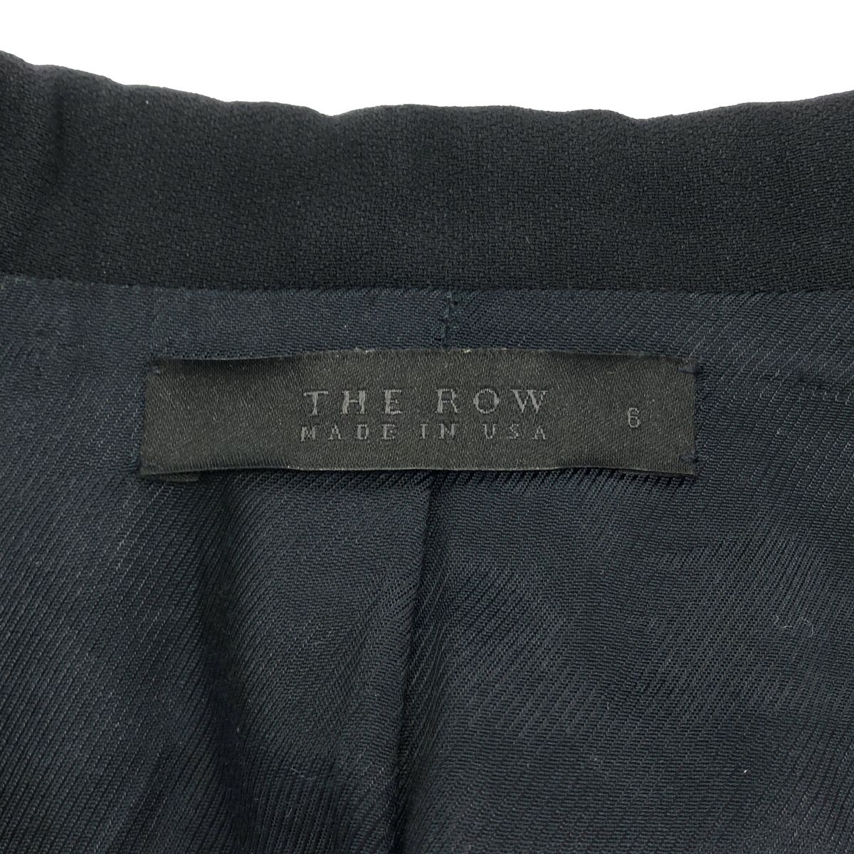 THE ROW ザ ロウ 1Bテーラードジャケット ブラック 6 - メルカリ