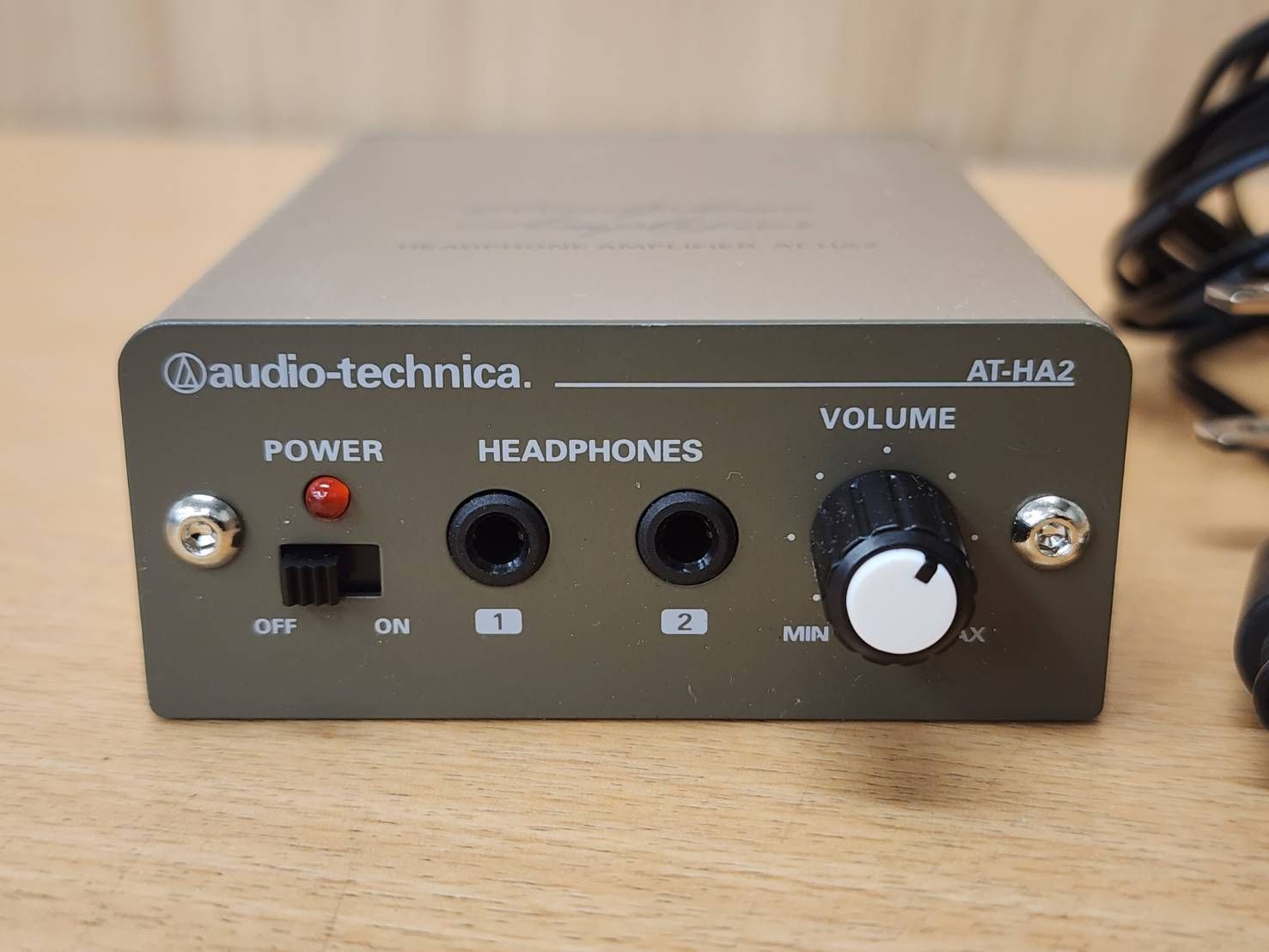 中古品)audio-technica ポータブルヘッドホンアンプ ハイレゾ音源対応