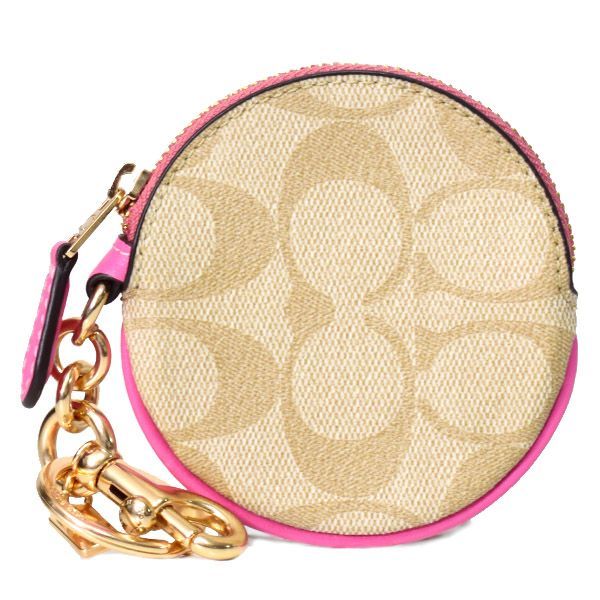 コーチ コインケース COACH コーティングキャンバス レザー  