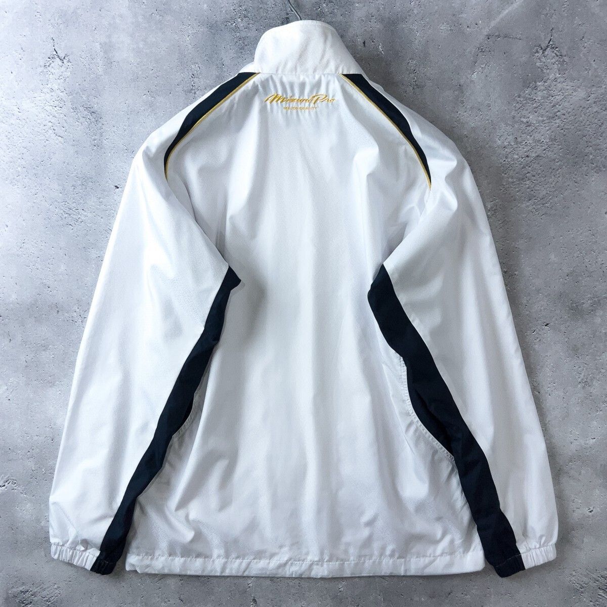 【1回使用】MIZUNO PRO ナイロンジャケット　上下　セットアップ　2XO ミズノ(MIZUNO) ウインドブレーカー 上下セット MC-LINEブレス