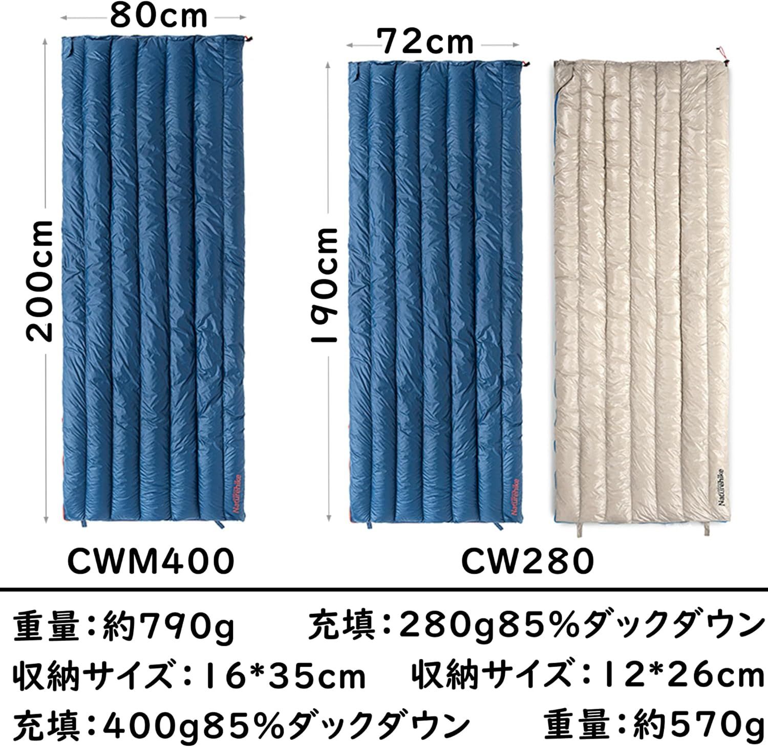 Naturehike CW280 グースダウン寝袋 280g Naturehike CW280 グースダウン寝袋 280g - メルカリ