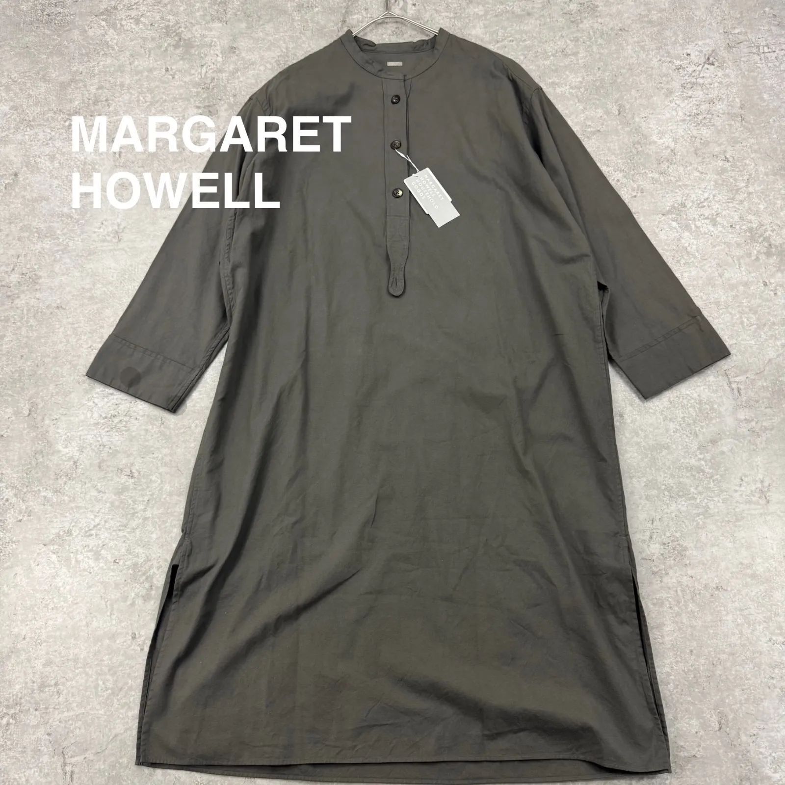 ♥ マーガレットハウエル MARGARET HOWELL コットン シャツ ワンピース 参考価格 39600円