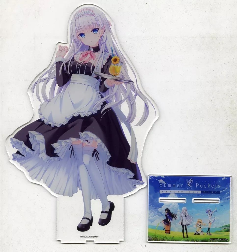アクリルスタンド アクリルパネル 鳴瀬しろは 選べるメイドビッグアクリルフィギュア Eureka!くじ Summer Pockets アクリルくじ S-1-1賞