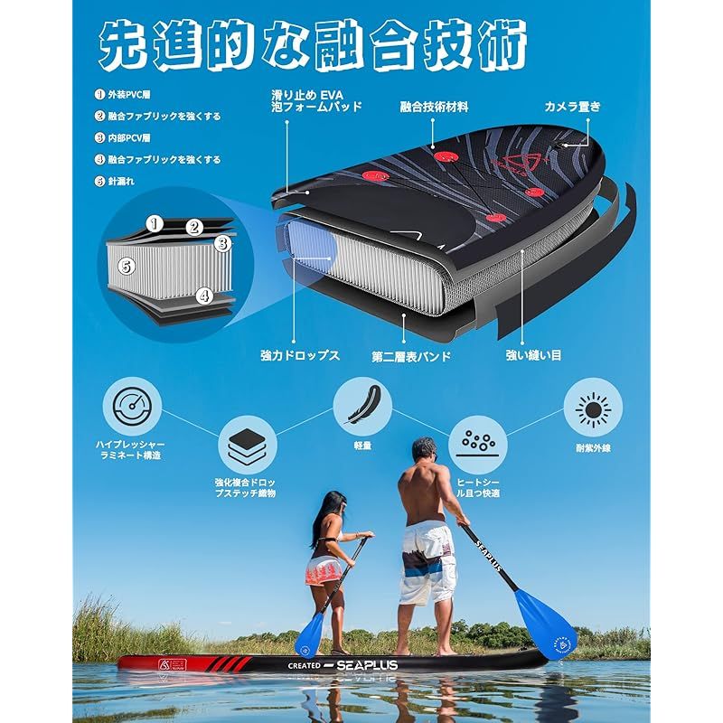 在庫セール】SEAPLUSサップ インフレータブル スタンドアップ
