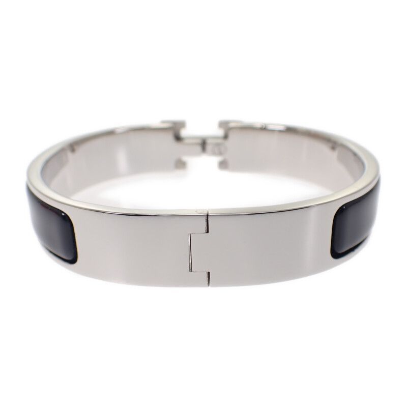 HERMES】クリッククラックPM ブレスレット メタル ブラック