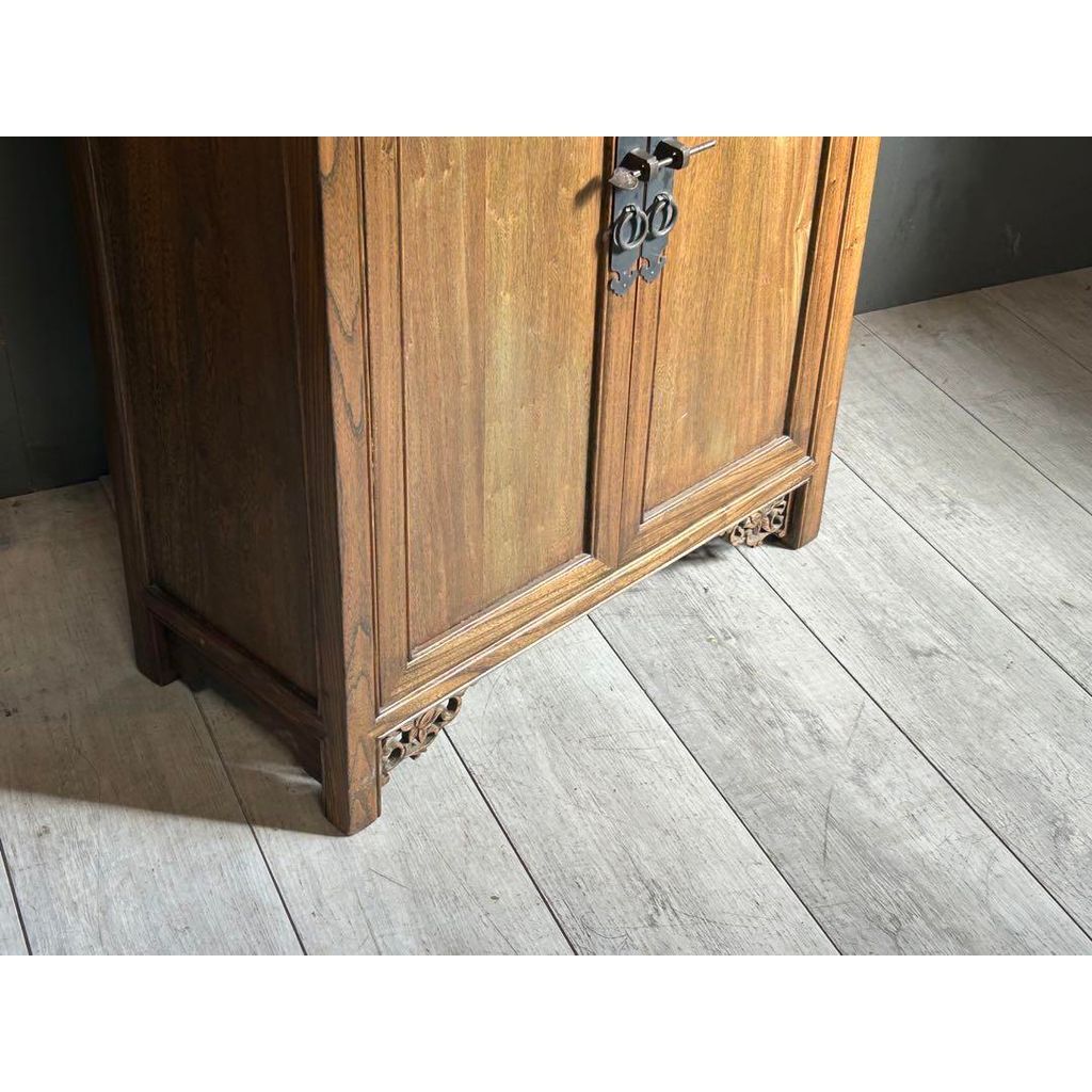 李氏朝鮮アンティークキャビネット無垢材サイドボードレトロ棚GH