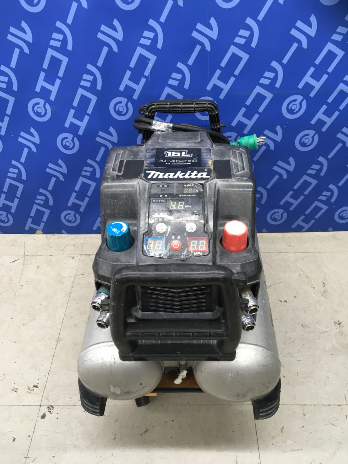 品 Makita|マキタ 一般圧|高圧エアコンプレッサ 16L AC462XG IT1JH2XLJN3M エコツール知立店 M02
