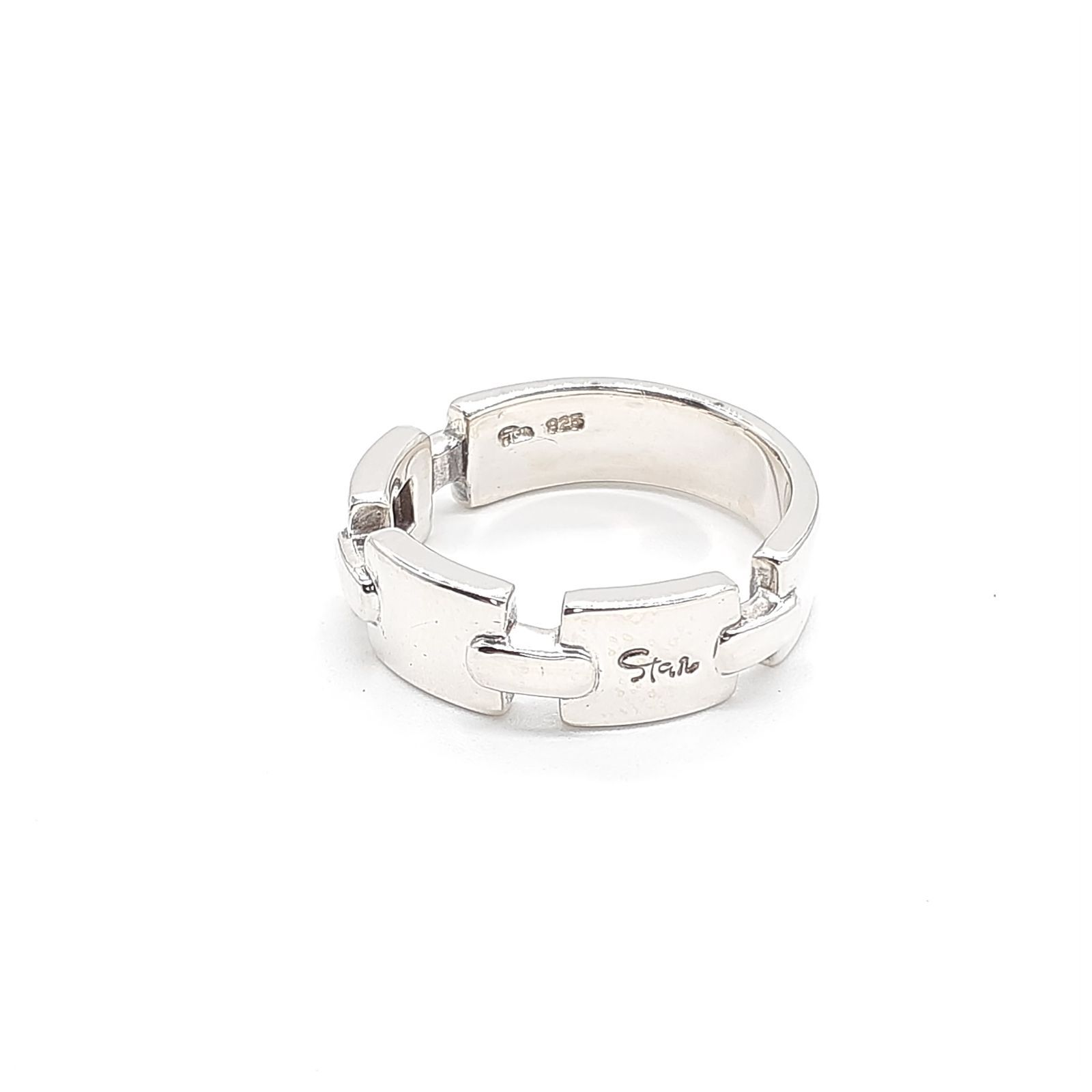 美品☆Star Jewelry【スタージュエリー】シルバーリング ライン