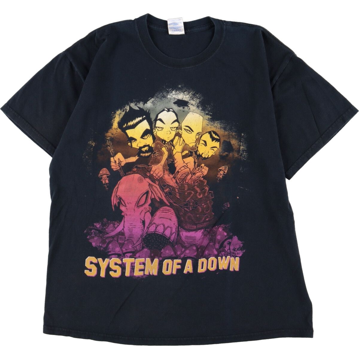 FooFighteシステムオブアダウンsystemofadownビンテージtシャツ XL