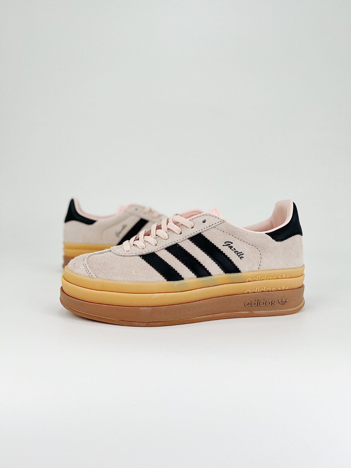 新品 adidas GAZELLE アディダス ガゼルボールド ピンク