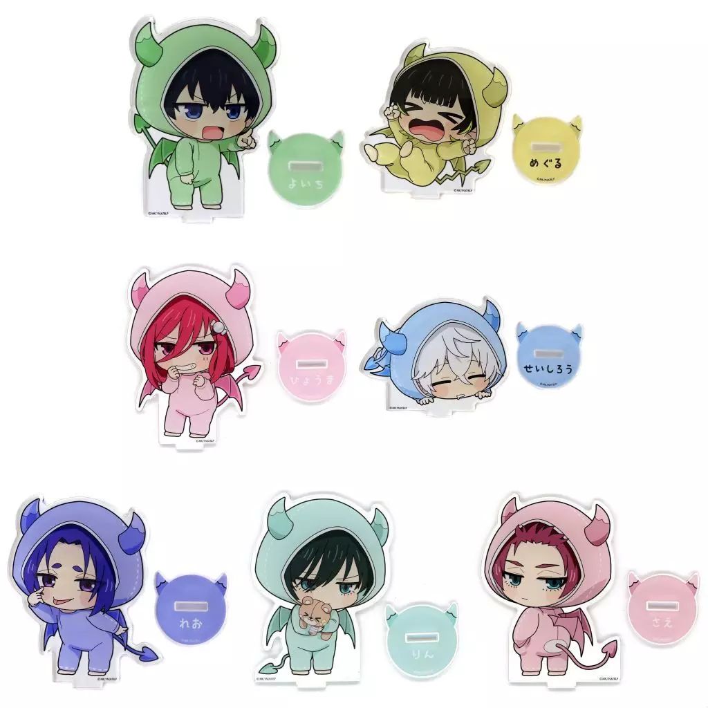 中古】アクリルスタンド・アクリルパネル 全7種セット 「ブルー 中古】アクリルスタンド・アクリルパネル 全7種セット 「ブルー