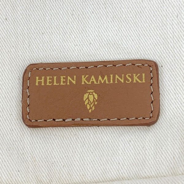 HELEN KAMINSKI ブラウン かごバッグ HELEN KAMINSKI カゴバッグ バスケット トートバッグ インナー