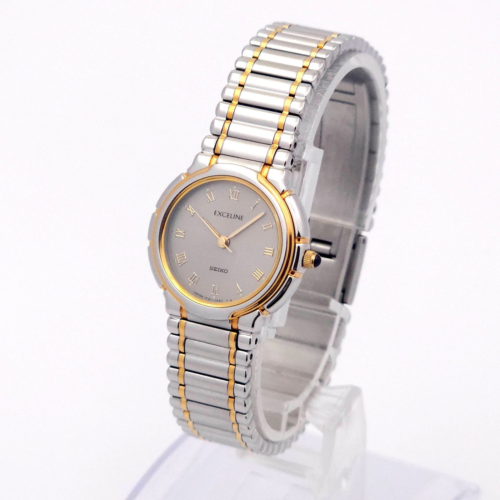 ☆良品 SEIKO セイコー エクセリーヌ 1F21-0G40 QZ 動作品