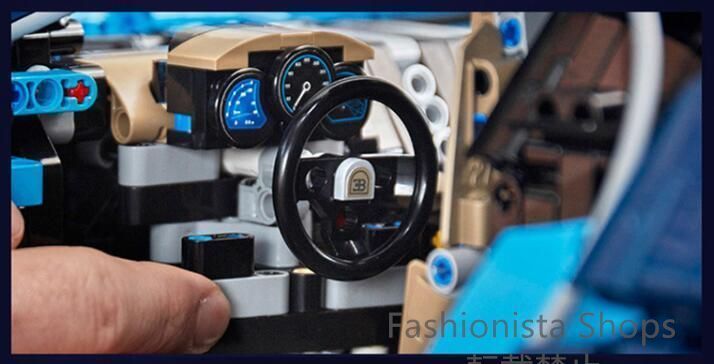 レゴビルディングブロックと互換性がありますブガッティテクニックヴェイロンスポーツカーアセンブリ超難しい1