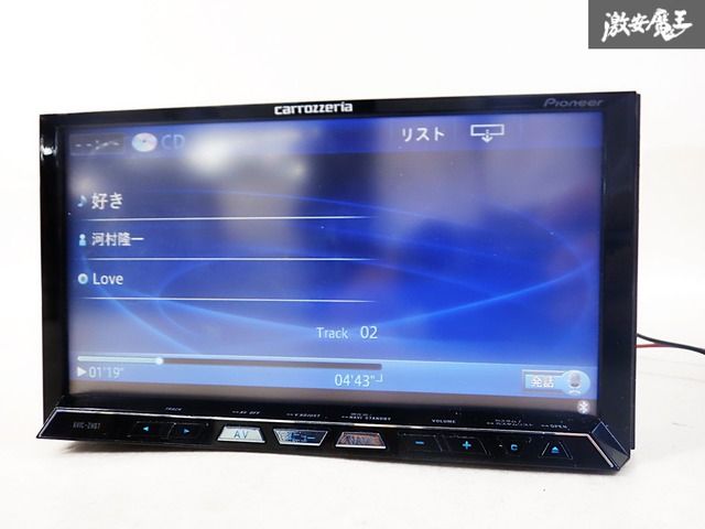 保証付】 カロッツェリア 汎用 メモリーナビ サイバーナビ AVIC-ZH0077